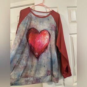 Heart pullover